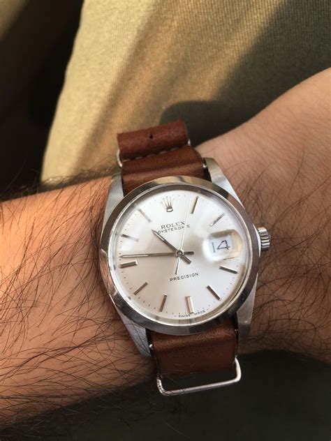 Rolex 6694 Leather Strap 